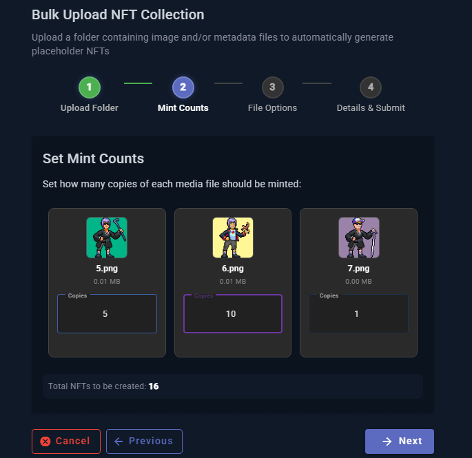 Bulk Upload Interface